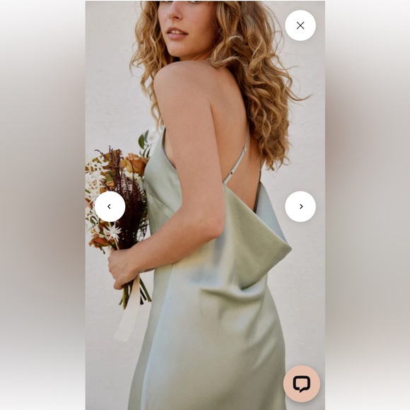 Whimsy and Row Fiona Dress in the color Sage, size small - Picture 5 of 12